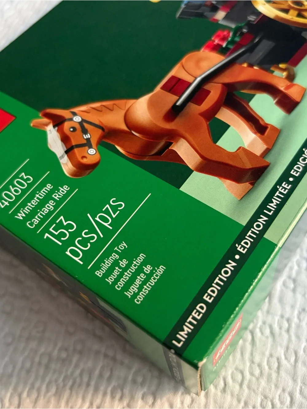 Lego carriage brown